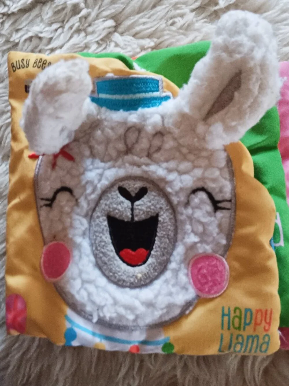 This Llama Is So Happy! Babies & Toddlers Soft Book